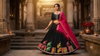 Vc 284 Muslin Cotton Printed Navratri Lehenga Choli